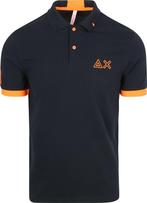 Sun68 Poloshirt Logo Fluo Navy maat Maat 52/54 (L) Heren, Maat 52/54 (L), Nieuw, Sun68, Verzenden