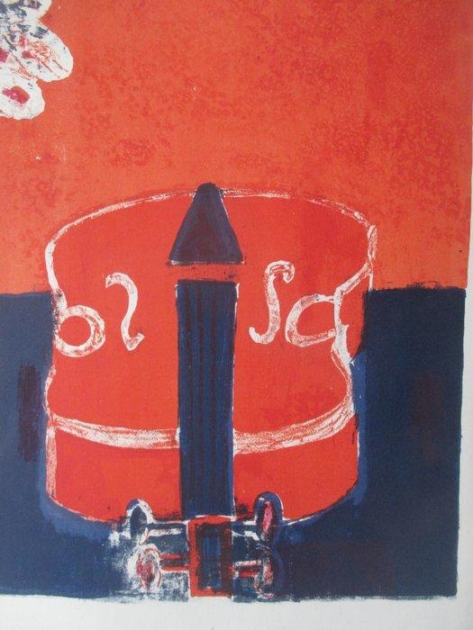 Andre Brasilier (1929) - Le Violon Rouge, Antiek en Kunst, Antiek | Overige Antiek