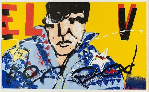 Herman Brood Zeefdruk: Elvis, Antiek en Kunst, Kunst | Litho's en Zeefdrukken, Ophalen of Verzenden