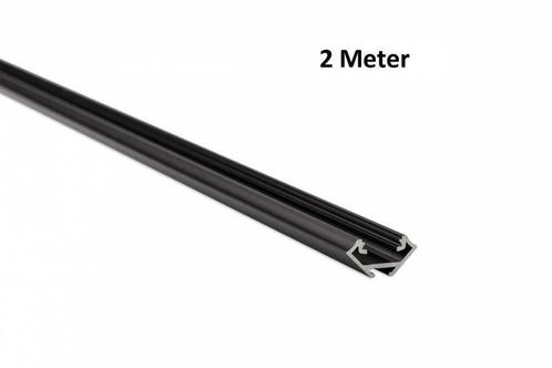 LED Profiel 2 meter - 23mm HOEK DESIGN C - ZWART, Doe-het-zelf en Bouw, Metalen, Verzenden