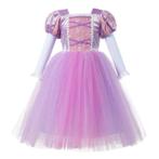 Prinsessenjurk - Luxe prinses Rapunzel jurk - Kleedje, Nieuw, Verzenden