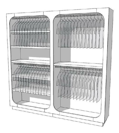 *TIP*  Strakke design kast glossy wit R-EC-001-COMP, Zakelijke goederen, Kantoor en Winkelinrichting | Winkel en Inventaris, Ophalen of Verzenden