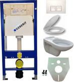 Geberit UP 100 +Neptunus WC+ Nept.zitt.+ Delta 50 wit, Ophalen of Verzenden