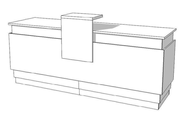 *TIP*  Toonbank met verschillende vakken en lades met slot, Zakelijke goederen, Kantoor en Winkelinrichting | Winkel en Inventaris