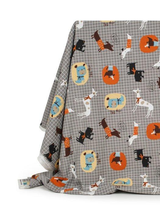 Animal World - Exclusieve Panama-stof - Made in Italy -, Antiek en Kunst, Antiek | Tapijten, Tafelkleden en Textiel