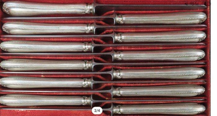 Maison Daubré, Nancy - Bestekset (24) - Zilver, Antiquités & Art, Antiquités | Argent & Or