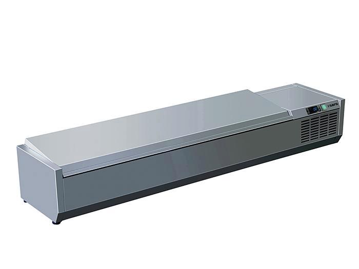 SARO Opzet koelvitrine met deksel - 1/3 GN - VRX 1800 S/S, Zakelijke goederen, Horeca | Keukenapparatuur, Koelen en Vriezen, Verzenden