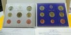 Vaticaan. Lotto 2 serie divisionali da 8 monete ciascuna, Postzegels en Munten