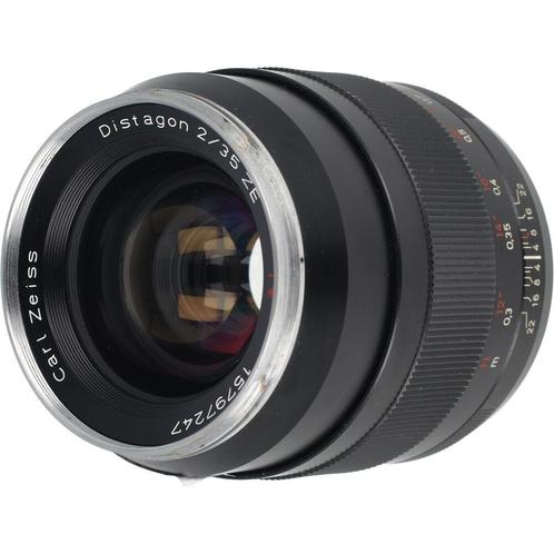 Carl Zeiss ZE 35mm F/2.0 Distagon T* Canon occasion, Audio, Tv en Foto, Foto | Lenzen en Objectieven, Zo goed als nieuw, Verzenden