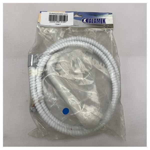 Bieden: Talamex deck shower + hose white kit, Doe-het-zelf en Bouw, Sanitair, Ophalen of Verzenden