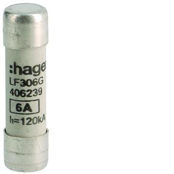 Hager Industriële Cilindrische Zekering 6A 500V 10x38mm gG -, Verzenden