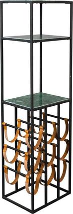 2dekans | Dutchbone Mil Wijnkast Marmer/ Metaal - Multi, Ophalen of Verzenden, Nieuw