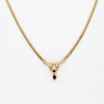 Halsketting - 18 karaat Geel goud Diamant (Natuurlijk) -, Handtassen en Accessoires, Kettingen, Nieuw