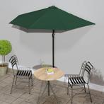 vidaXL Balkonparasol half met aluminium paal 270x144 cm, Verzenden, Nieuw