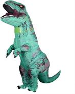KIMU® Opblaas Kostuum T-Rex Groen Opblaasbaar Pak Dinopak Ma, Kleding | Heren, Nieuw, Ophalen of Verzenden