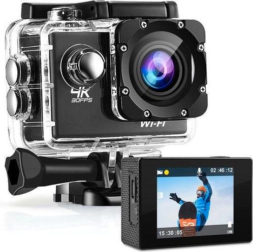 Tweedekans | Strex Action Camera 4K 16MP - 60FPS / 30M, Audio, Tv en Foto, Videobewaking, Ophalen of Verzenden