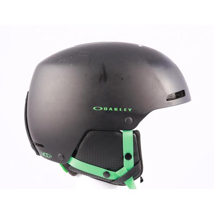 59 60 61 skihelm/snowboardhelm OAKLEY MOD1+, Black/green, ve, Sport en Fitness, Skiën en Langlaufen, Ski, Overige typen, Gebruikt