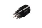 Martin Kaiser Black 5-Pole Swiss Plug Type 25/16 Amp With, Doe-het-zelf en Bouw, Elektriciteit en Kabels, Verzenden, Nieuw