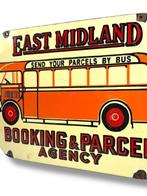 Emaille plaat - East Midland - Emaille, Antiek en Kunst