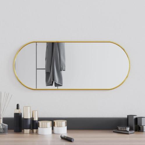 vidaXL Miroir mural DorÃ© 60x25 cm Ovale, Maison & Meubles, Accessoires pour la Maison | Miroirs, Neuf, Envoi