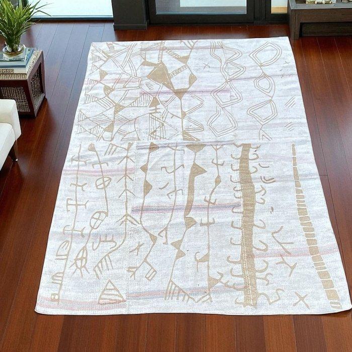Handgeweven wit ontwerp Kelim - Kelim - 166 cm - 110 cm -, Huis en Inrichting, Stoffering | Tapijten en Vloerkleden