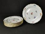 Meissen - Fiori sparsi dipinto a mano - 6 piatti da dessert