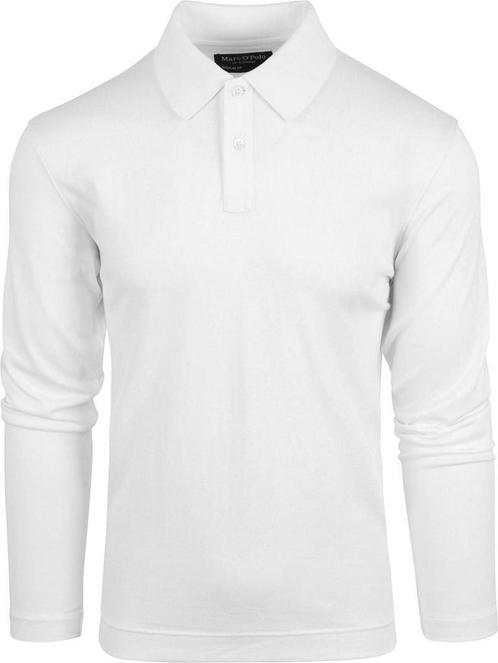Marc OPolo Knitted Poloshirt Wit maat Maat 52/54 (L) Heren, Vêtements | Hommes, Pulls & Vestes, Envoi