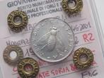 Italië, Republiek 2 Lire 1953 Ulivo con errore (o Prova), Postzegels en Munten