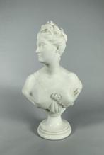 Sculpture, Buste de Diane dapres Jean-Antoine Houdon, Antiquités & Art