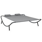 Loungebed Antraciet: Topdeal! | OP = OP | 55% Korting, Tuin en Terras, 2 zitplaatsen, Overige materialen, Verzenden, Nieuw