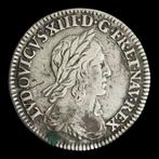 France. Louis XIII (1610-1643). 1/12 Écu 1643-A, Paris (Sans, Postzegels en Munten