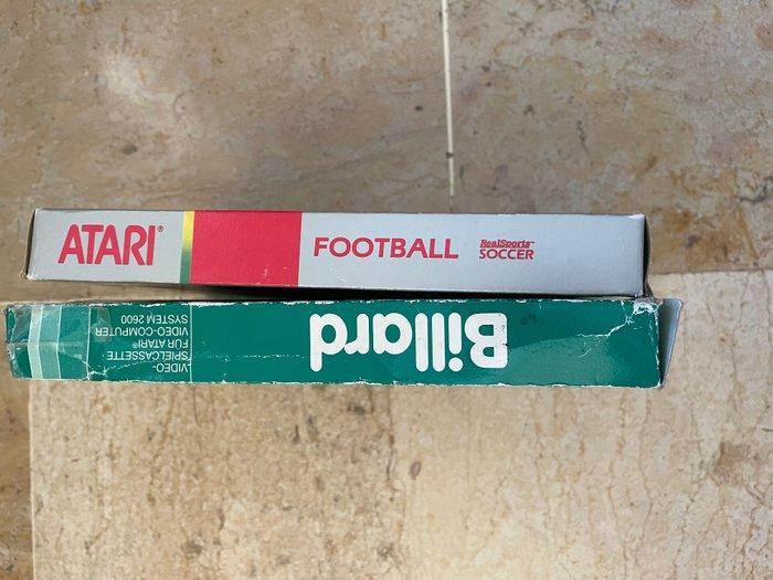 Atari - 2600 - Lote juegos Atari 2600, Billar y Football -, Games en Spelcomputers, Spelcomputers | Overige Accessoires