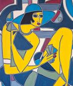 Patricia Kleyman - Elégante un soir dété à La Coupole de, Antiquités & Art