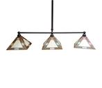 Lamp - Tiffany style - Gietijzer - biljampaal, Antiek en Kunst