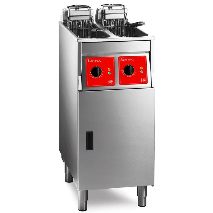Friteuse | SUPER EASY | Elektrisch | 9+9L | 95°C/190°C |, Zakelijke goederen, Horeca | Keukenapparatuur, Nieuw in verpakking, Verzenden