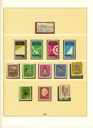 Duitsland, Bondsrepubliek 1969 - Deutsche Bundespost, beschikbaar voor biedingen
