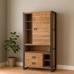 Mangohouten Kast Kelvin 100 cm, Huis en Inrichting, Kasten | Overige, Verzenden, Nieuw