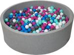Ballenbad 125cm, 900 ballen - Wit/Blauw/Roze | OP = OP! -40%, Kinderen en Baby's, Verzenden, Zo goed als nieuw, Jongen of Meisje