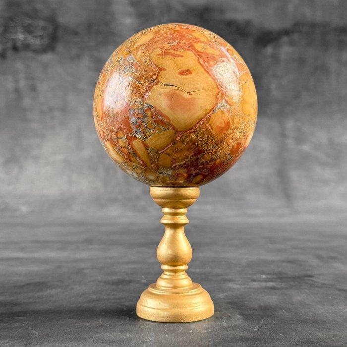 Geen minimumprijs - Paar prachtige Maligano Jasper Sferen op, Antiek en Kunst, Kunst | Designobjecten