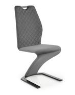 Comfortabele Fluweel Stoel Grijs | Tweede Kansje, Huis en Inrichting, Verzenden, Nieuw, Grijs, Modern