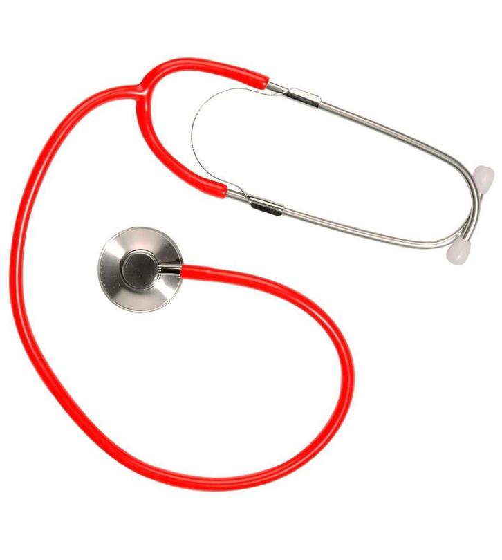 Dokter Nep Stethoscoop Rood, Hobby en Vrije tijd, Feestartikelen, Nieuw, Verzenden