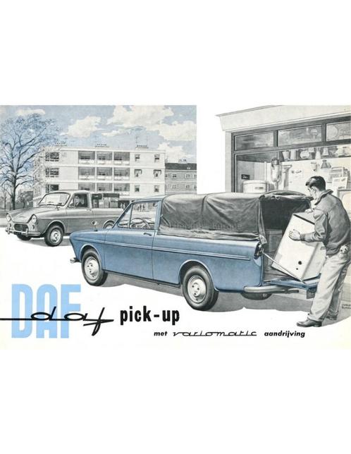 1961 DAF 750 VARIOMATIC BROCHURE NEDERLANDS, Livres, Autos | Brochures & Magazines, Enlèvement ou Envoi