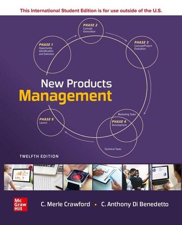 ISE New Products Management 9781260575088 C. Merle Crawford, Verzenden, C. Merle Crawford