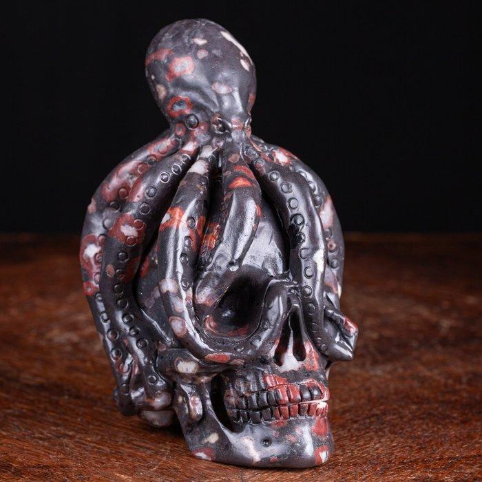 Oceano van mystiek: de octopus op de schedel. - Hoogte: 160, Antiek en Kunst, Curiosa en Brocante