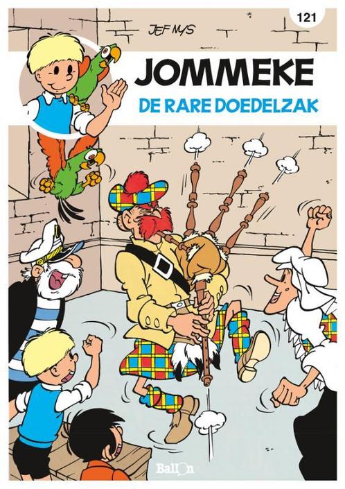Jommeke strip - nieuwe look 121 - De rare doedelzak, Boeken, Stripverhalen, Zo goed als nieuw, Verzenden