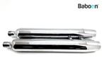Uitlaatdemperset Origineel Harley-Davidson FLTR Road Glide, Motoren, Verzenden, Gebruikt
