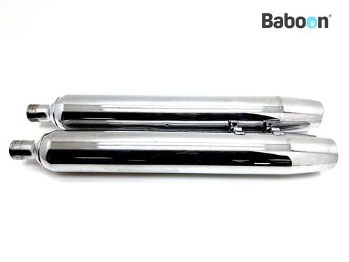 Uitlaatdemperset Origineel Harley-Davidson FLTR Road Glide, Motoren, Onderdelen | Harley-Davidson, Gebruikt, Verzenden