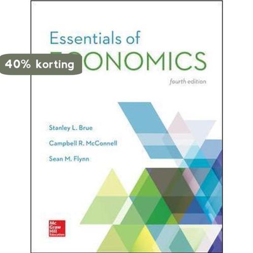 ISE Essentials of Economics 9781260084665 Stanley Brue, Boeken, Overige Boeken, Gelezen, Verzenden