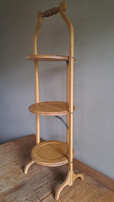 Taartstandaard - Hout, Antiek en Kunst, Antiek | Keukengerei