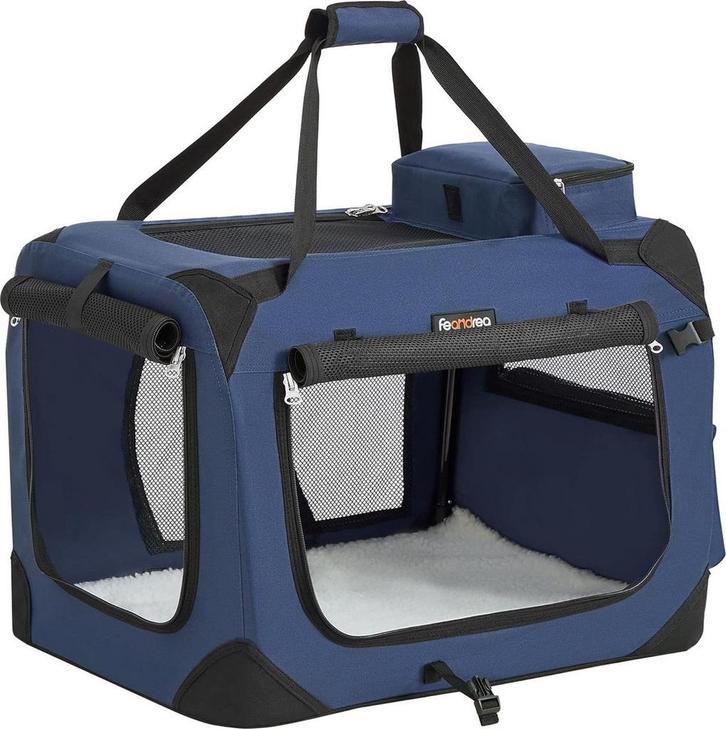 Transportbox honden 60 x 42 x 42 cm - hondenbox - hondentas, Dieren en Toebehoren, Honden-accessoires, Verzenden